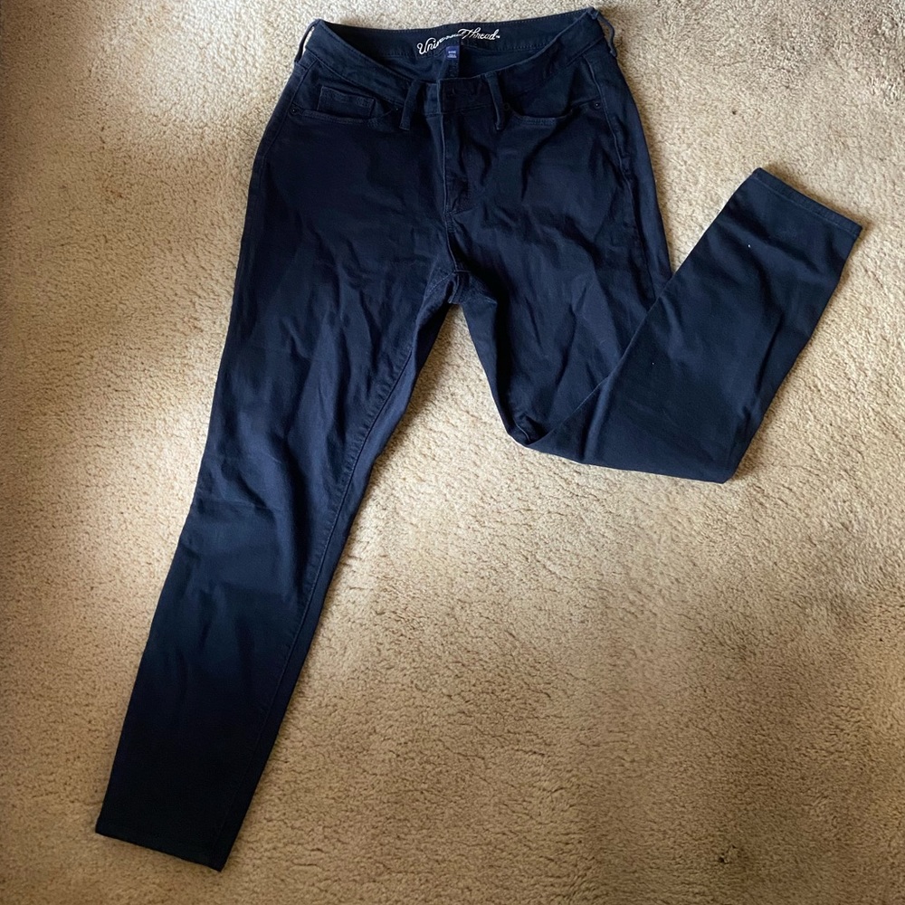 universal thread size 6 black jeans